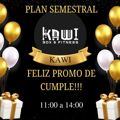 Plan Semestral- Promo de Cumpleaños